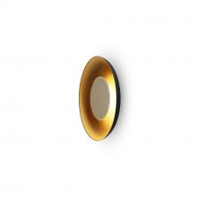 Koncept Inc RMW-09-SW-WOK-HW+18BD-MBG - Ramen  9" (White Oak) with 18" back dish (Matte Black w/ Gold Interior)